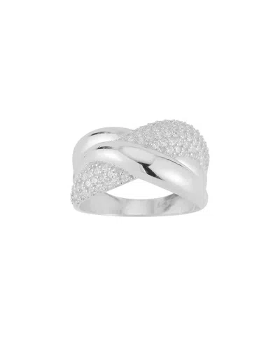 Sphera Milano Plated Cz Ring In Metallic
