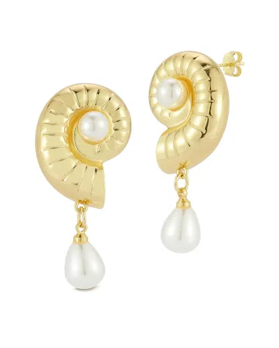 Sphera Milano Plated Earrings In Gold