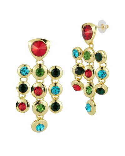 Sphera Milano Plated Multicolor Earrings