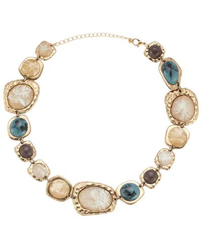 Sphera Milano Plated Necklace In Brown