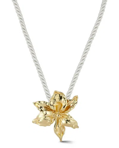 Sphera Milano Flower Statement Necklace In Gold