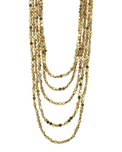 Sphera Milano Plated Necklace In Gold