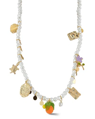 Sphera Milano Plated Necklace In Silver