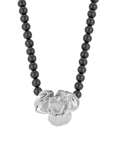 Sphera Milano Plated Orchid Necklace