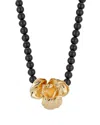 Sphera Milano Plated Orchid Necklace