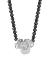 Sphera Milano Plated Orchid Necklace