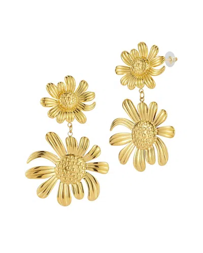 Sphera Milano Plated Stainless Steel Earrings In Gold