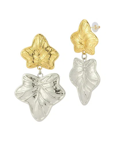 Sphera Milano Plated Stainless Steel Earrings In Multi