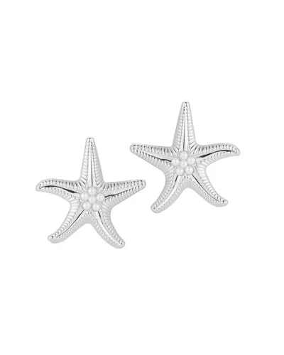 SPHERA MILANO SPHERA MILANO PLATED STARFISH EARRINGS