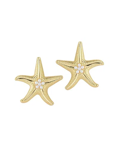 SPHERA MILANO SPHERA MILANO PLATED STARFISH EARRINGS