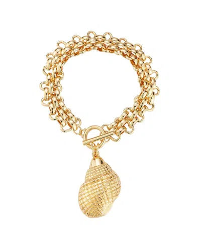 Sphera Milano Plated Toggle Bracelet In Gold