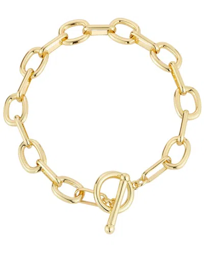 Sphera Milano Plated Toggle Bracelet In White