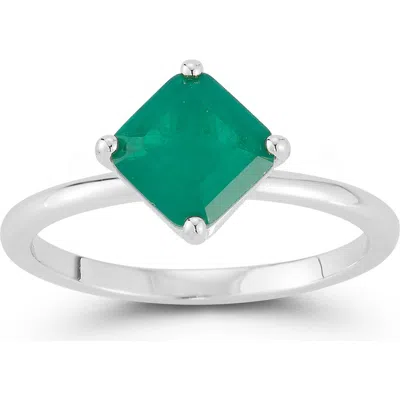 Sphera Milano Princess Cut Cubic Zirconia Ring In Silver