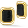 Sphera Milano Rectangular Drop Earrings In Gold