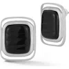 Sphera Milano Rectangular Drop Earrings In Silver
