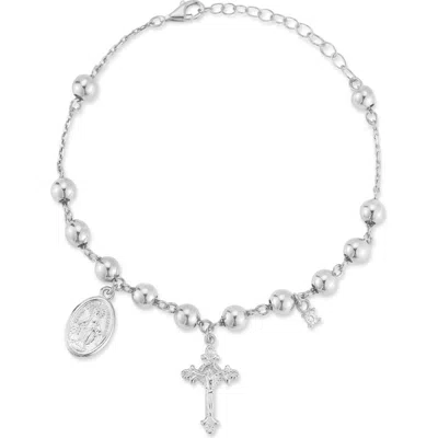 Sphera Milano Rosary Bracelet In Silver