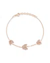 Sphera Milano Rose Gold Plated Butterfly Bracelet