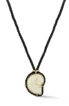 Sphera Milano Shell Pendant Necklace In Gold
