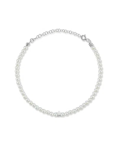 Sphera Milano Silver 3mm Pearl Star Bracelet