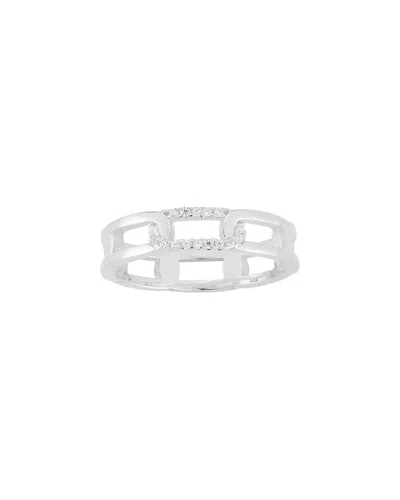 SPHERA MILANO SPHERA MILANO SILVER CZ CHAIN RING