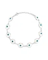 Sphera Milano Evil Eye Station Chain Bracelet