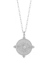 Sphera Milano Silver Cz Evil Eye Necklace