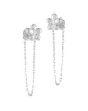 Sphera Milano Silver Cz Flower Studs