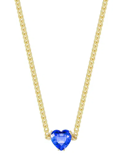 Sphera Milano Silver Cz Heart Necklace