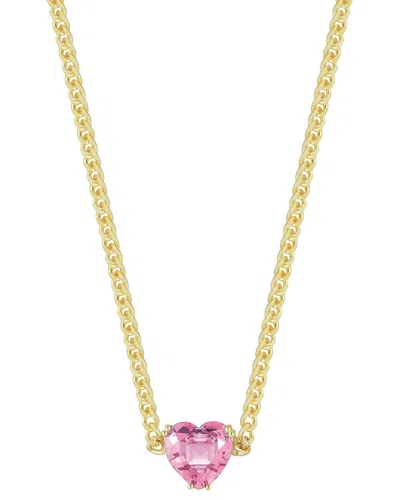 SPHERA MILANO SPHERA MILANO SILVER CZ HEART NECKLACE