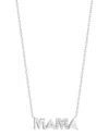 Sphera Milano Silver Cz Mama Necklace