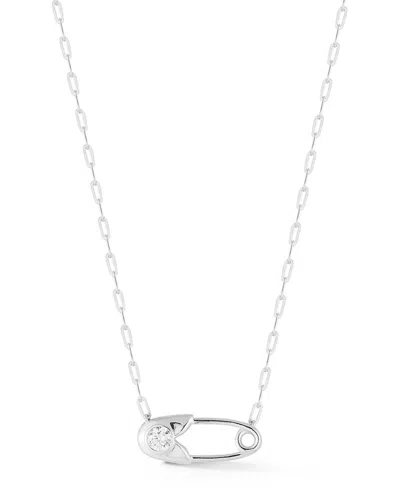 Sphera Milano Gold Vermeil Safety Pin Necklace