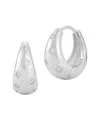Sphera Milano Silver Cz Star Hoops