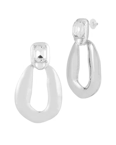 Sphera Milano Cubic Zirconia Drop Earrings In Silver