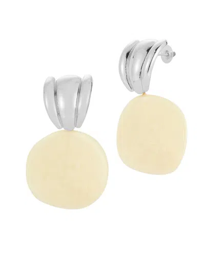 Sphera Milano Resin Statement Drop Earrings In Gold