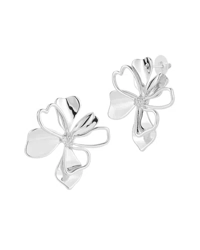 Sphera Milano Silver Plated Earrings In Metallic