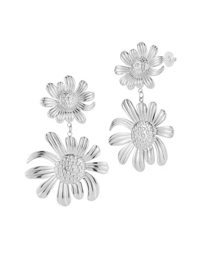 Sphera Milano Silver-plated Stainless Steel Earrings In Metallic