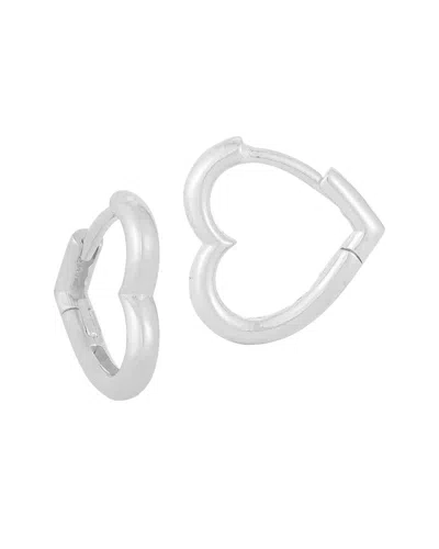 Sphera Milano Silver Small Heart Hoops In Gold