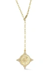 Sphera Milano Sun Lariat Necklace In Gold