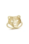 Sphera Milano Tiger Ring In Gold
