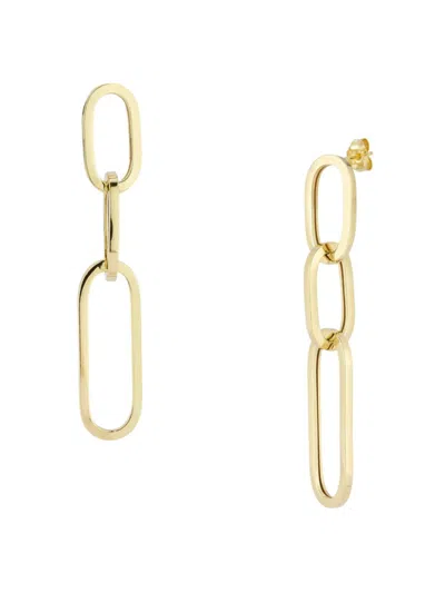 Sphera Milano Women's 14k Goldplated Sterling Silver Chain Dangle Earrings