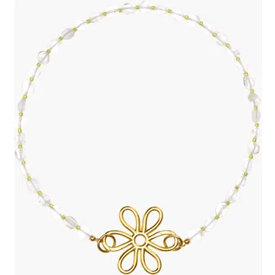 Spicy Dan Lilly Necklace In Gold