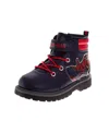 Spider-man Toddler Boys Hook And Loop Casual Boots In Blue