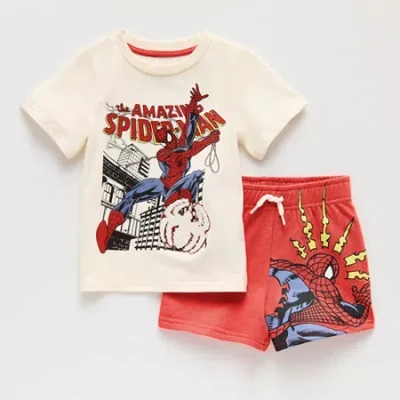 Spider-man Babies' Toddler Boys Spiderman 2-pc. Short Set In Multi