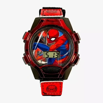 Spider-man Kids' Unisex Automatic Red Strap Watch Spd4965jc