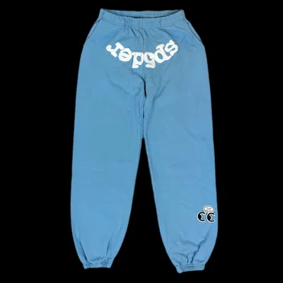 Pre-owned Spider Worldwide 2023  Web Suit Sweatpants Baby Blue