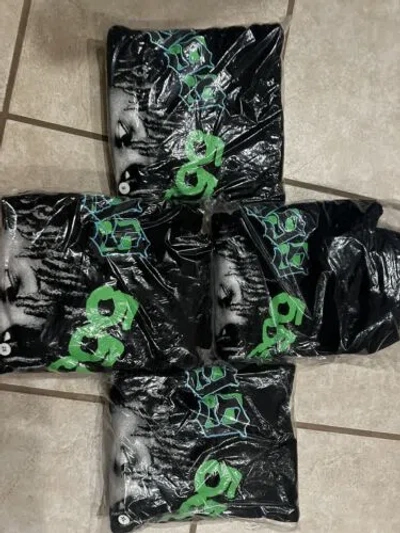 Pre-owned Spider Worldwide Juice Wrld X Sp5der Spider Young Thug Hoodie Size S, M, Xl, Xxl- & Authentic In Black