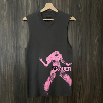 Pre-owned Spider Worldwide Sp5der Worldwide Tank Top Grey