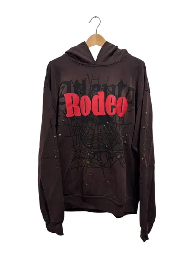 Pre-owned Spider X Travis Scott Sp5der Days Before Rodeo Hoodie Brown