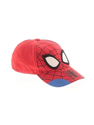 Pre-owned Spider-man Kids' Baseball Cap In Red