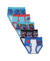 Spider-man Big Boys 5pack Underwear In Assorted